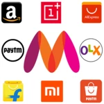 all in one shopping app android application logo